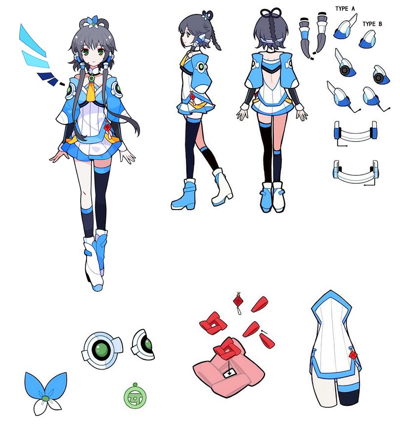 洛天依 官方立绘