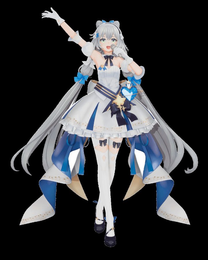 洛天依 蓝色主题海报